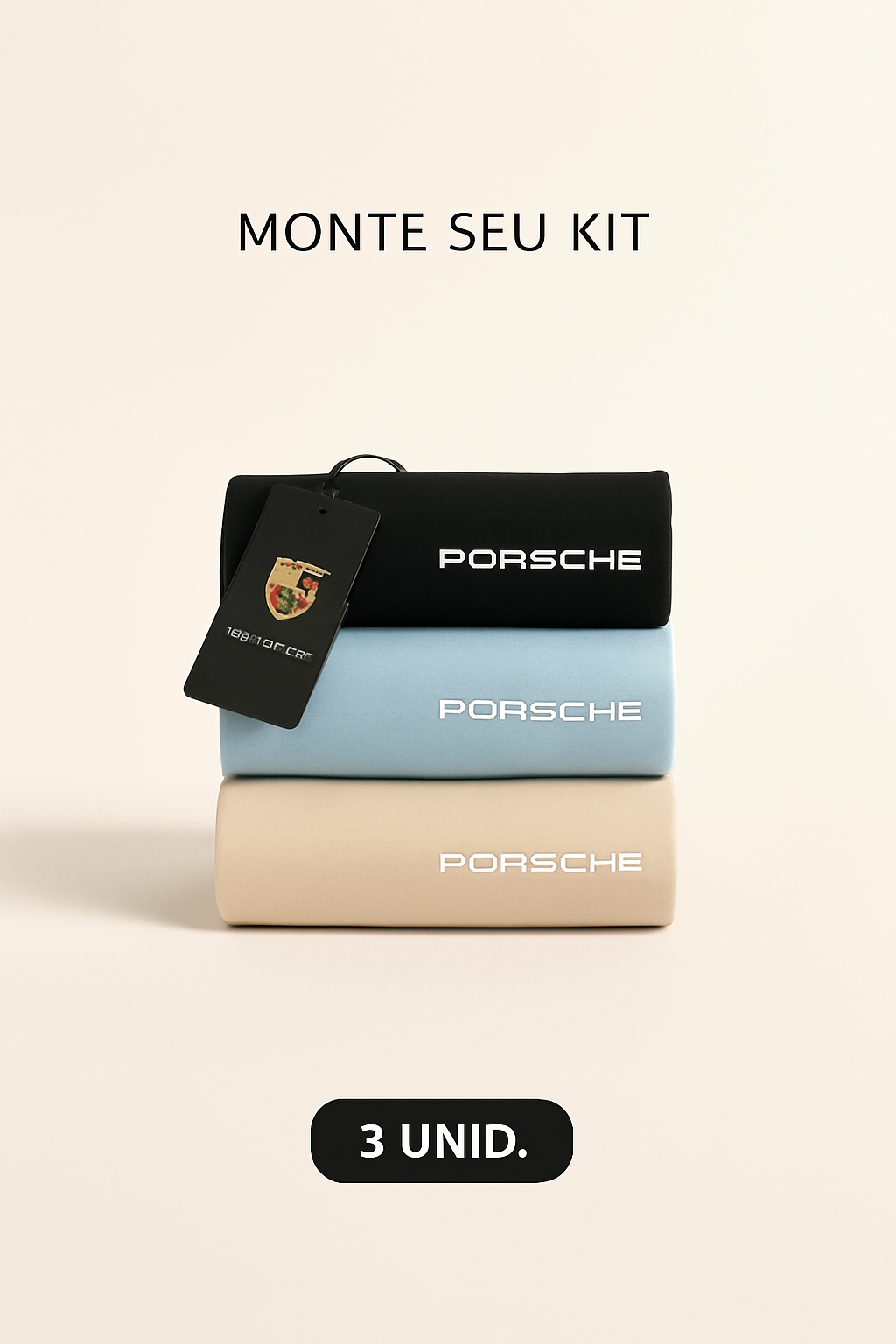 Kit 3 Camisas Porsche Basica Shirts