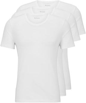 Kit 3 camisetas  Hugo Boss masculinas de algodão e gola redonda