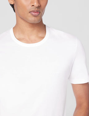Kit 3 camisetas  Hugo Boss masculinas de algodão e gola redonda