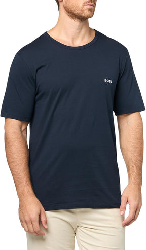 Kit 3 camisetas  Hugo Boss masculinas de algodão e gola redonda