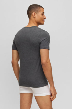 Kit 3 camisetas  Hugo Boss masculinas de algodão e gola redonda