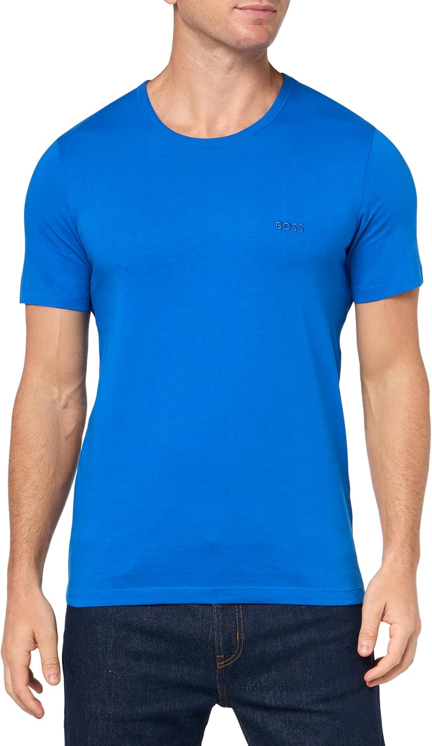 Kit 3 camisetas  Hugo Boss masculinas de algodão e gola redonda