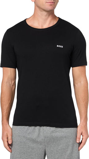Kit 3 camisetas  Hugo Boss masculinas de algodão e gola redonda