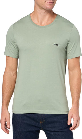 Kit 3 camisetas  Hugo Boss masculinas de algodão e gola redonda