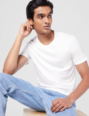 Kit 3 camisetas  Hugo Boss masculinas de algodão e gola redonda