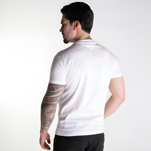 Kit 3 Camiseta Tommy Hilfiger 1985 3un - Preto/branco/azul