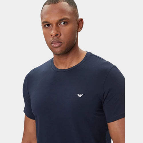 Kit 2 Empório Armani Masculina Com 2 Camisetas Slim Premium