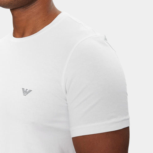 Kit 2 Empório Armani Masculina Com 2 Camisetas Slim Premium