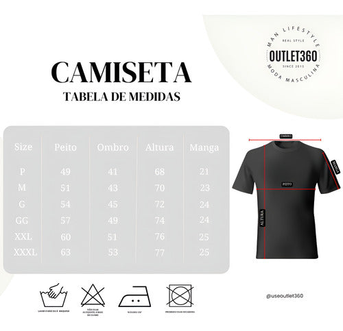 Kit 3 Camiseta Tommy Hilfiger 1985 3un - Preto/branco/azul