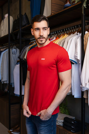 Kit 3 camisetas  Hugo Boss masculinas de algodão e gola redonda